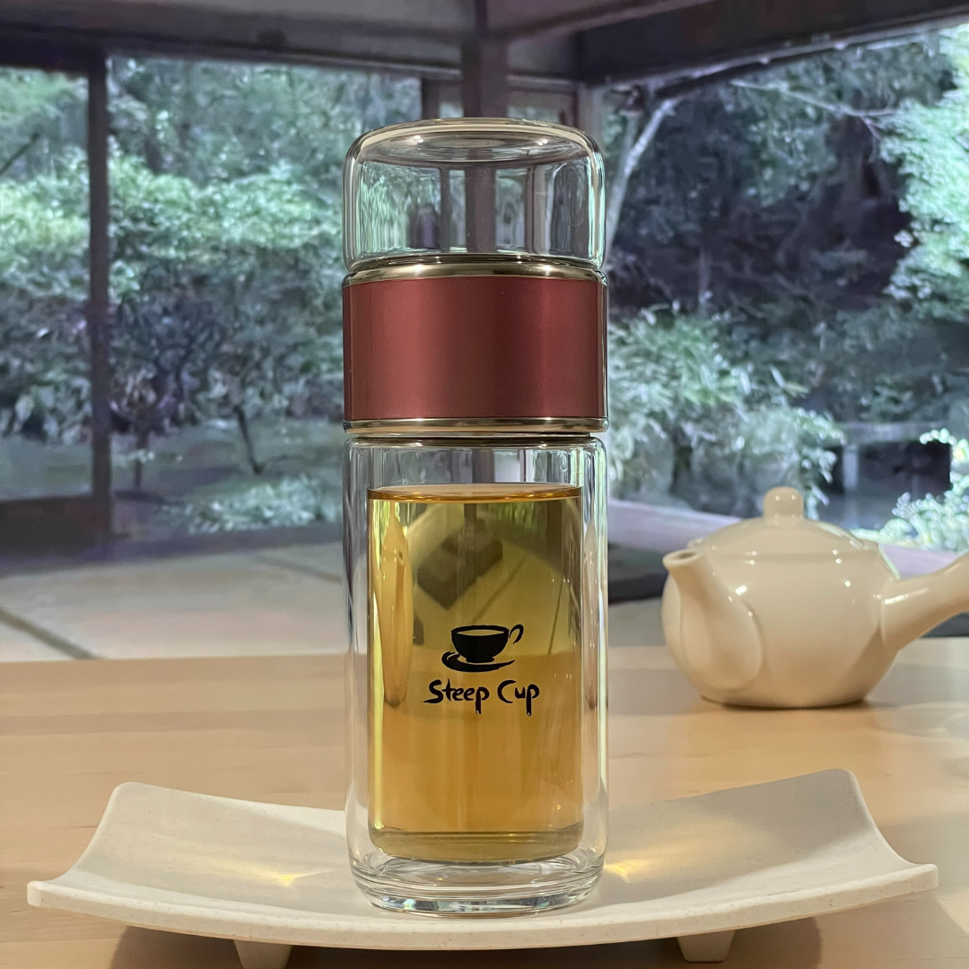 Steep Cup - Elegant Glass Infuser Bottle